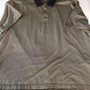 Tasso Elba Golf 5 Iron Polo XXL-black‎ & tan